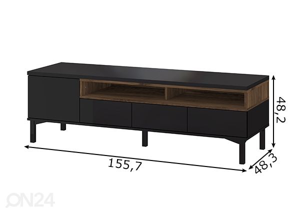 TV-taso ROOMERS mitat