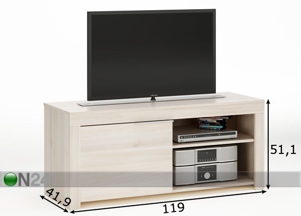 TV-taso RUBIS mitat