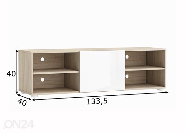 TV-taso SALSA mitat