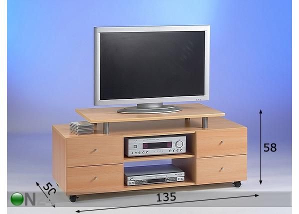 TV- taso SAMSON mitat
