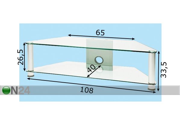 TV- taso SENACO SN 1063 plasma-/LCD mitat