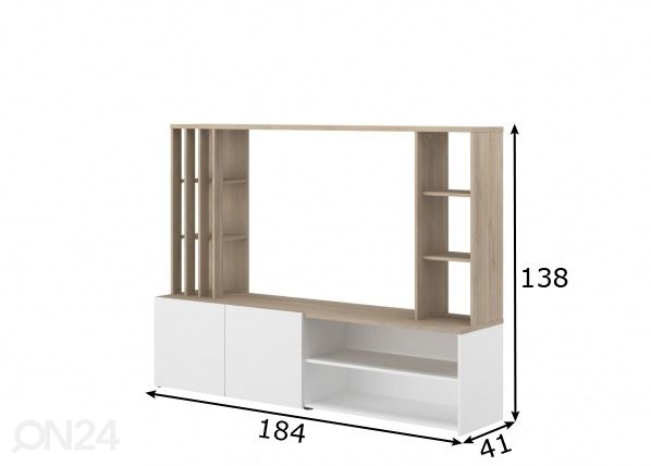 TV-taso Shade 184 cm mitat