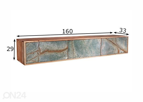 TV-taso Soul 160 cm mitat