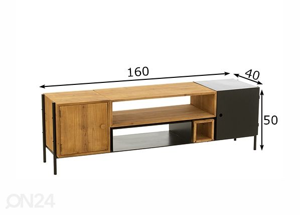 TV-taso Tina 160 cm mitat