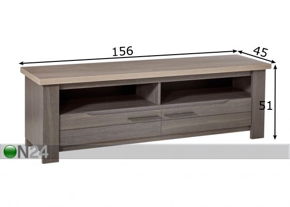 TV-taso Toscane mitat