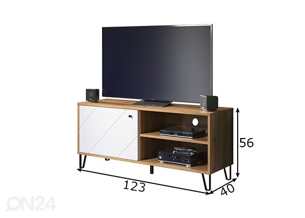 TV-taso Touch mitat