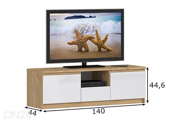 TV-taso Vesta mitat