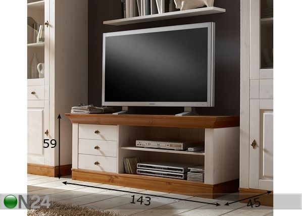 TV -taso X-LINE mitat