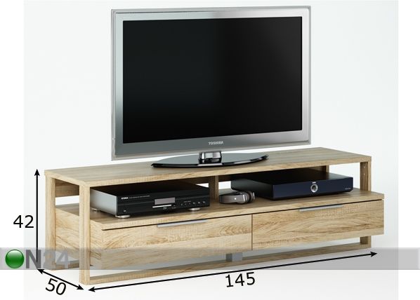 TV-taso ZENITH mitat