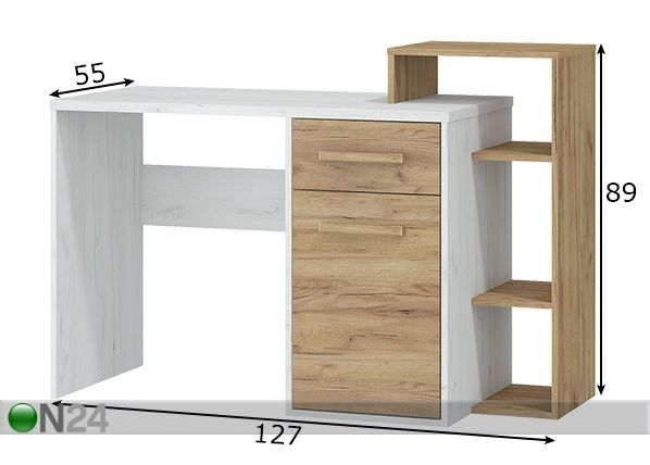 Työpöytä mitat