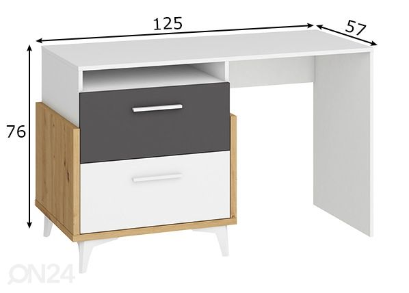Työpöytä mitat