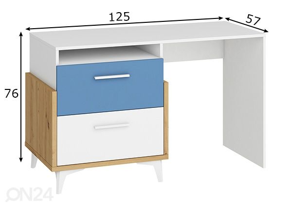 Työpöytä mitat