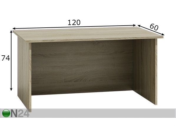 Työpöytä mitat
