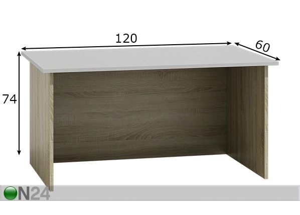 Työpöytä mitat