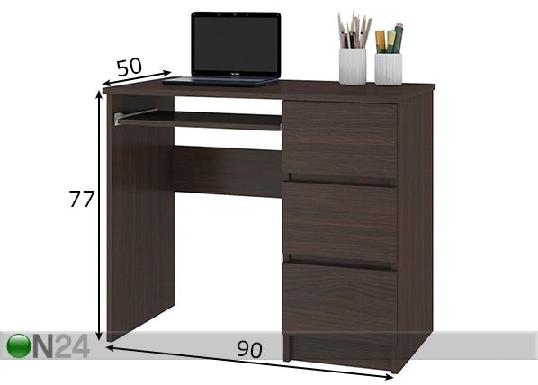 Työpöytä mitat