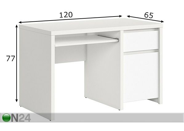 Työpöytä mitat