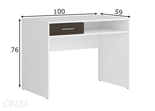 Työpöytä mitat