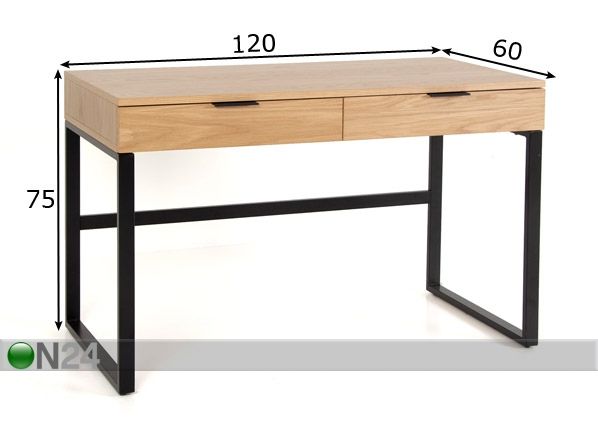 Työpöytä mitat