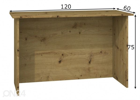 Työpöytä mitat