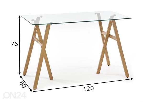 Työpöytä mitat