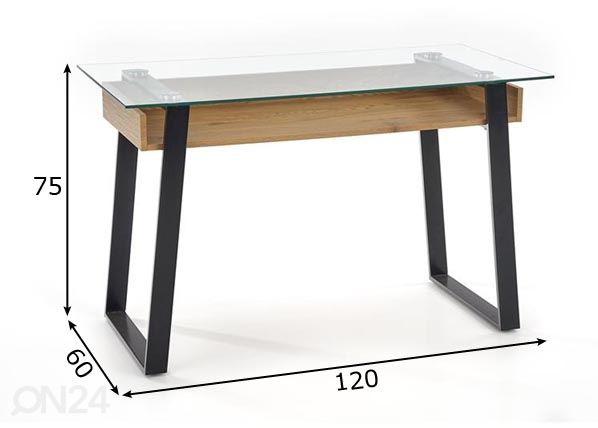 Työpöytä mitat