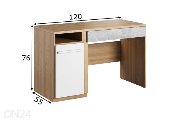Työpöytä mitat