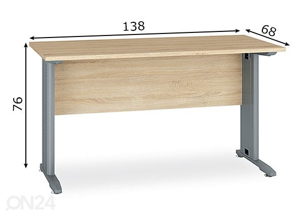 Työpöytä mitat