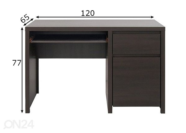 Työpöytä mitat