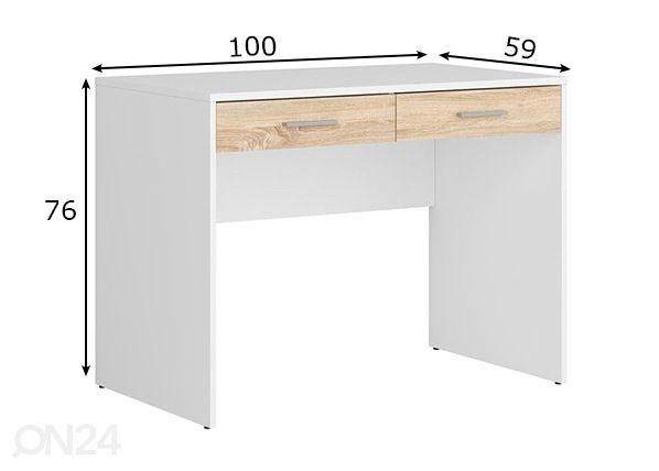Työpöytä mitat