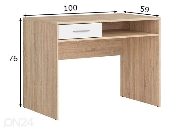Työpöytä mitat