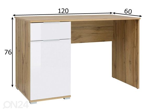 Työpöytä mitat