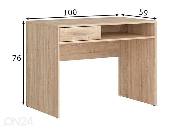 Työpöytä mitat