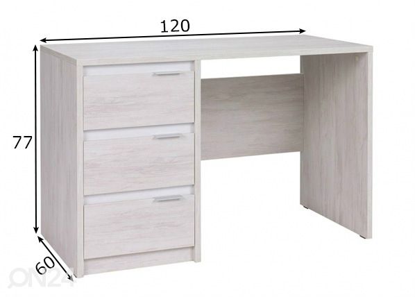 Työpöytä mitat
