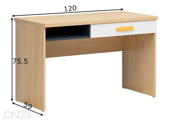 Työpöytä mitat