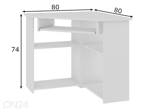Työpöytä mitat