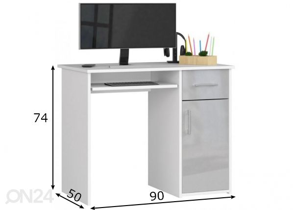 Työpöytä mitat