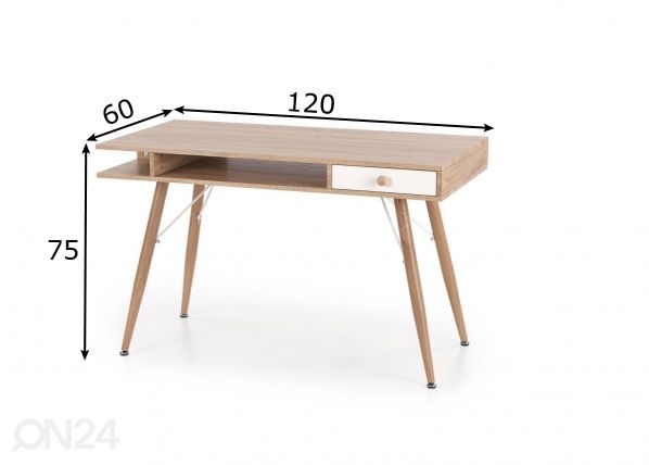 Työpöytä mitat