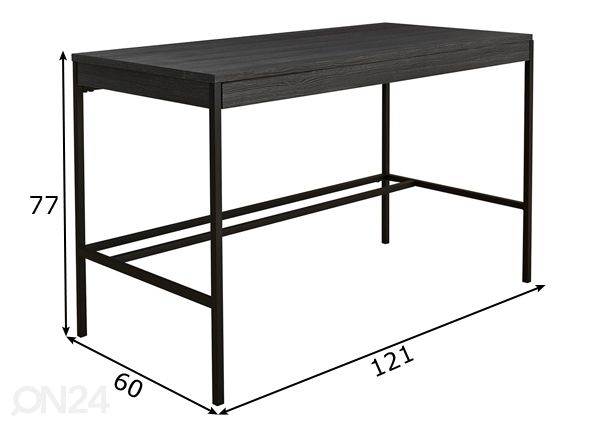 Työpöytä mitat