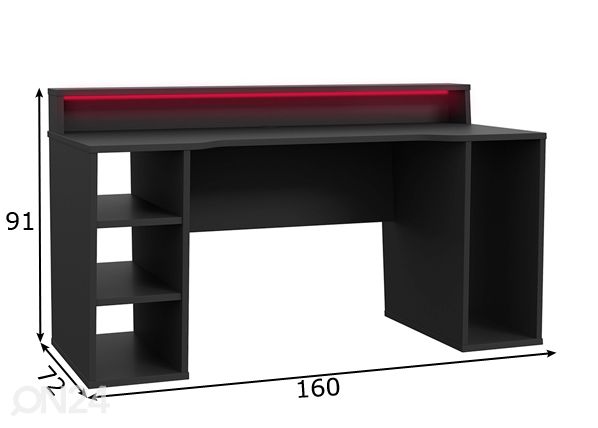 Työpöytä mitat