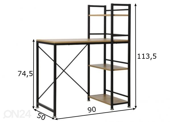 Työpöytä mitat