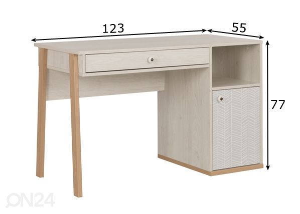 Työpöytä Alika mitat