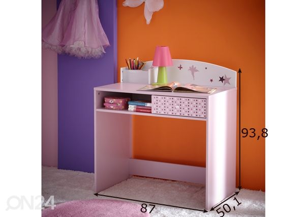 Työpöytä FAIRY mitat