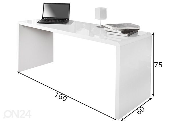 Työpöytä Fast Trade 160 cm mitat