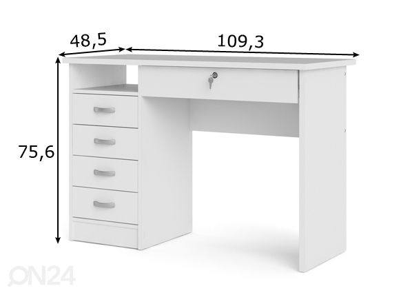 Työpöytä Function mitat