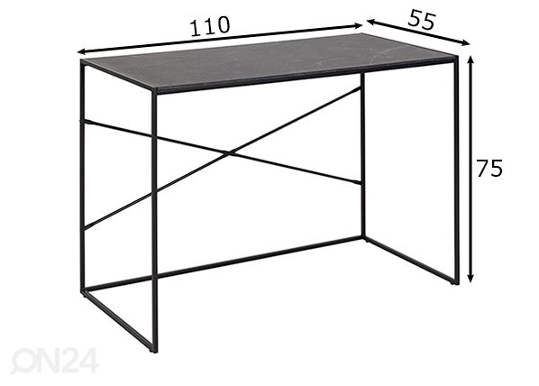 Työpöytä Infinity mitat