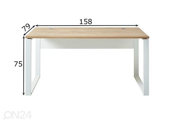 Työpöytä Lioni mitat