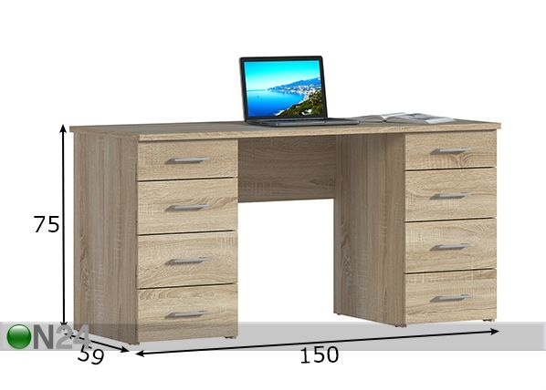 Työpöytä Mambo mitat