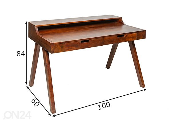 Työpöytä Monsoon mitat