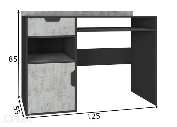 Työpöytä NaNo mitat