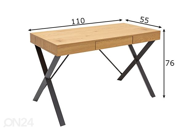 Työpöytä Studio mitat